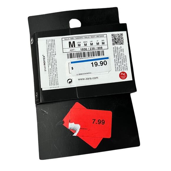 Zara Accessories Rhinestone Drop Earrings - Picture 2 of 2